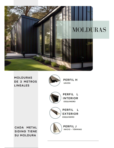 Perfil Exterior Metal Siding